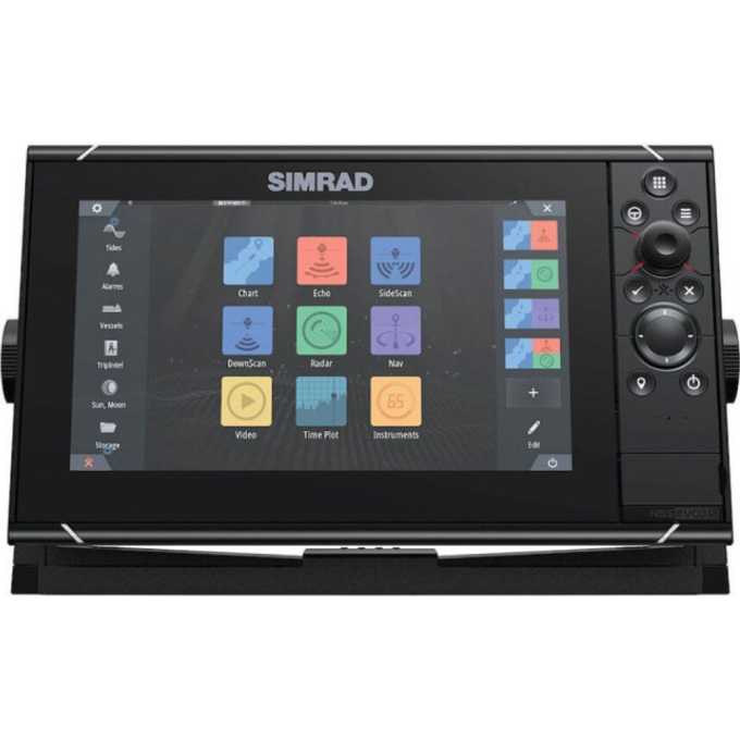 Эхолот-картплоттер LOWRANCE NSS-9 evo3S с мировой базовой картой 000-15405-001